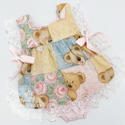 Teddy Pollyanna Pinny Two-Piece | 4T (3-4y)