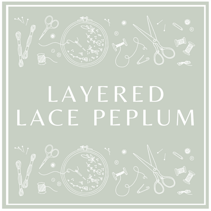Layered Lace Peplum