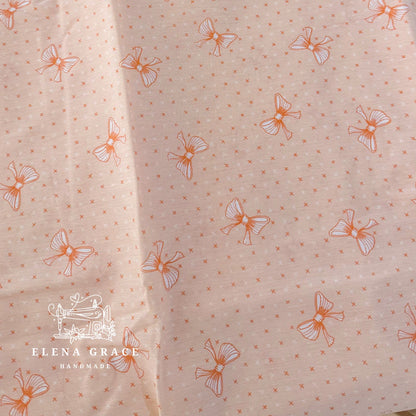 Sleeveless Caroline | "Peach Bows" SLOT