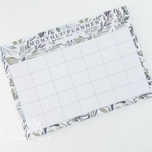 A4 "Monthly" Notepad