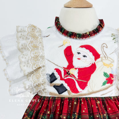 The Nora Two-Piece "Santa" // 2-3y